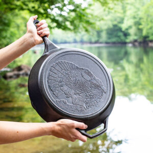 Wildlife Series® 13.25 Inch Cast Iron Turkey Skillet